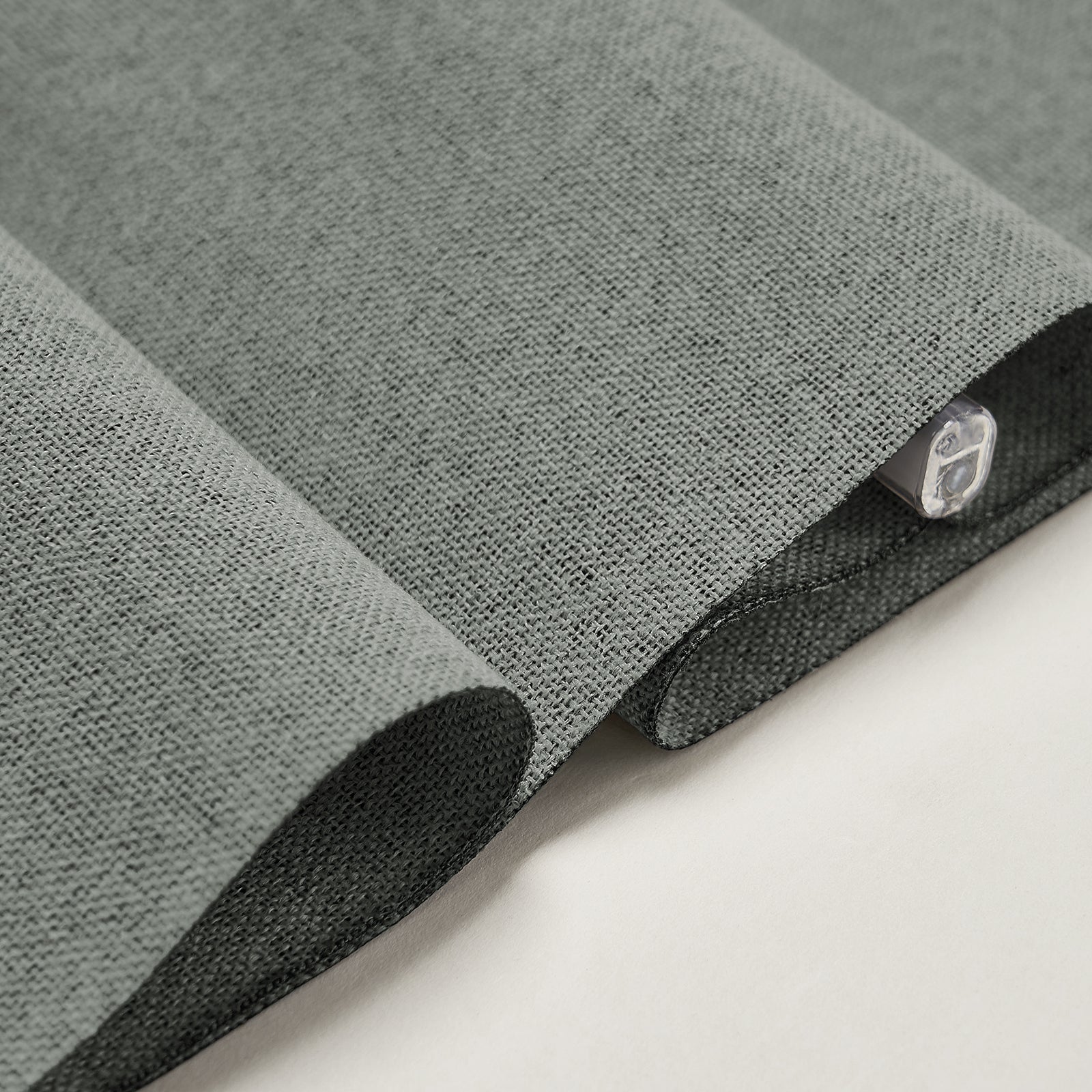 Keego Classic Soft Linen Roman Fabric Window Treatments