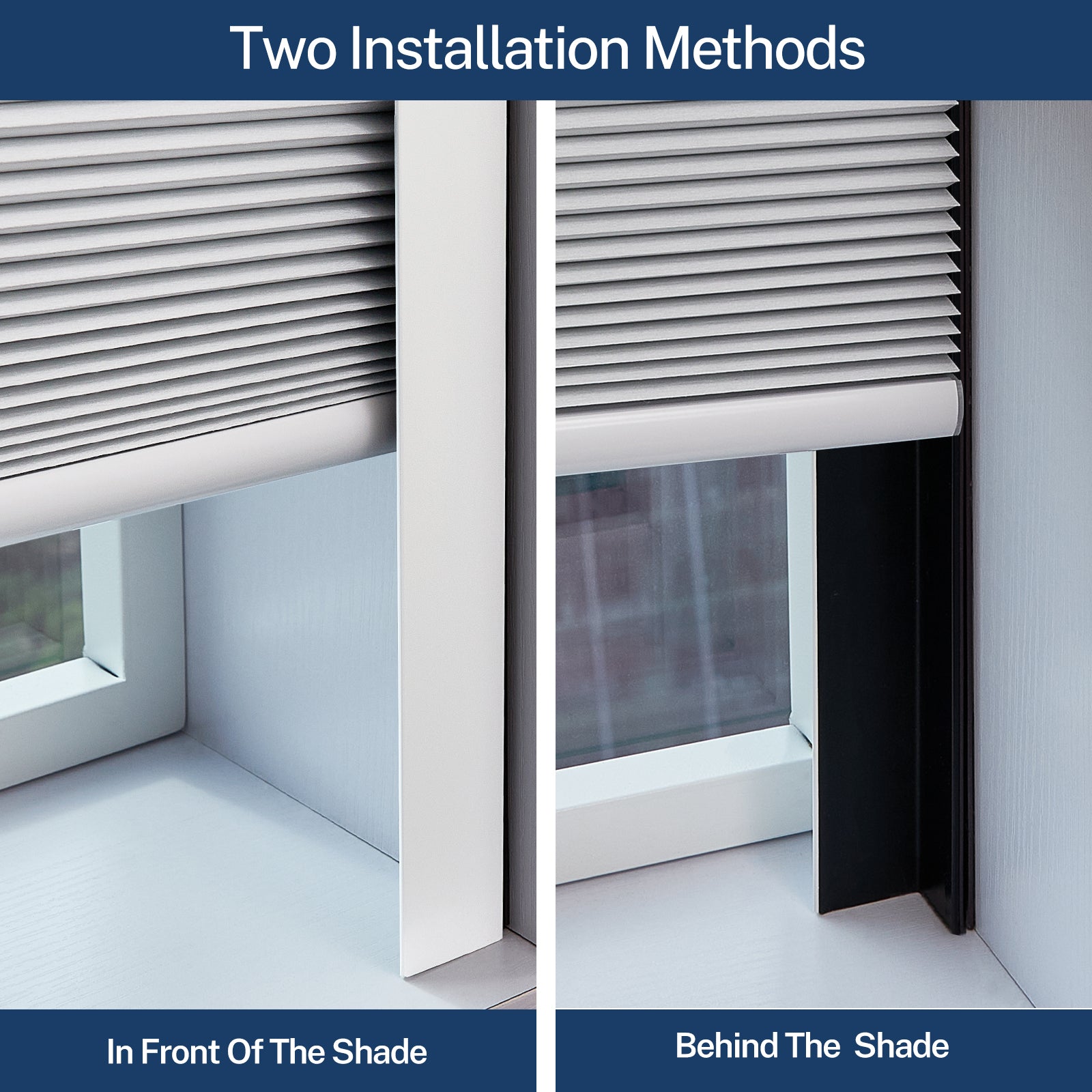 Keego PVC Light Blocking Strips for Window Shades & Blinds
