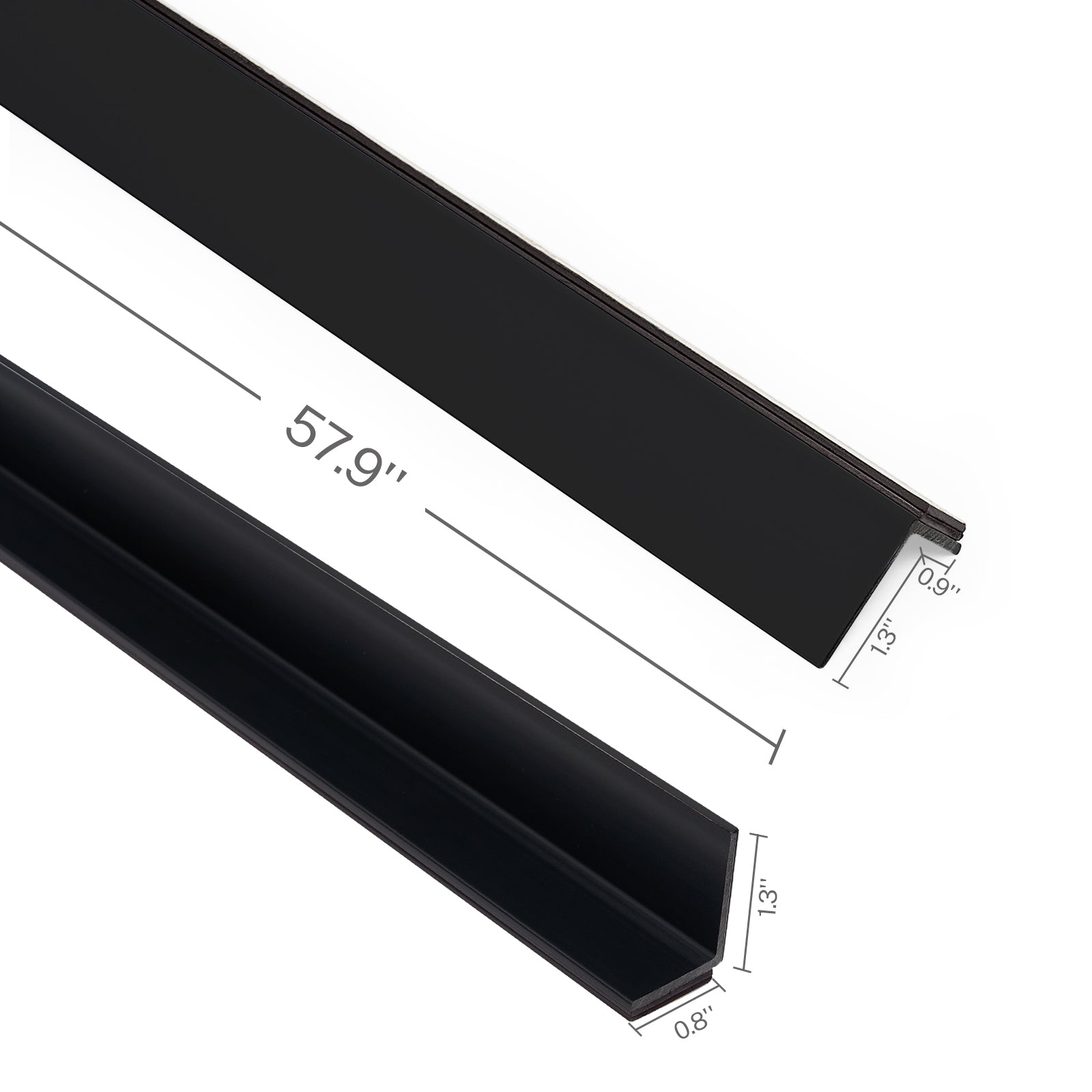 Keego PVC Light Blocking Strips for Window Shades & Blinds
