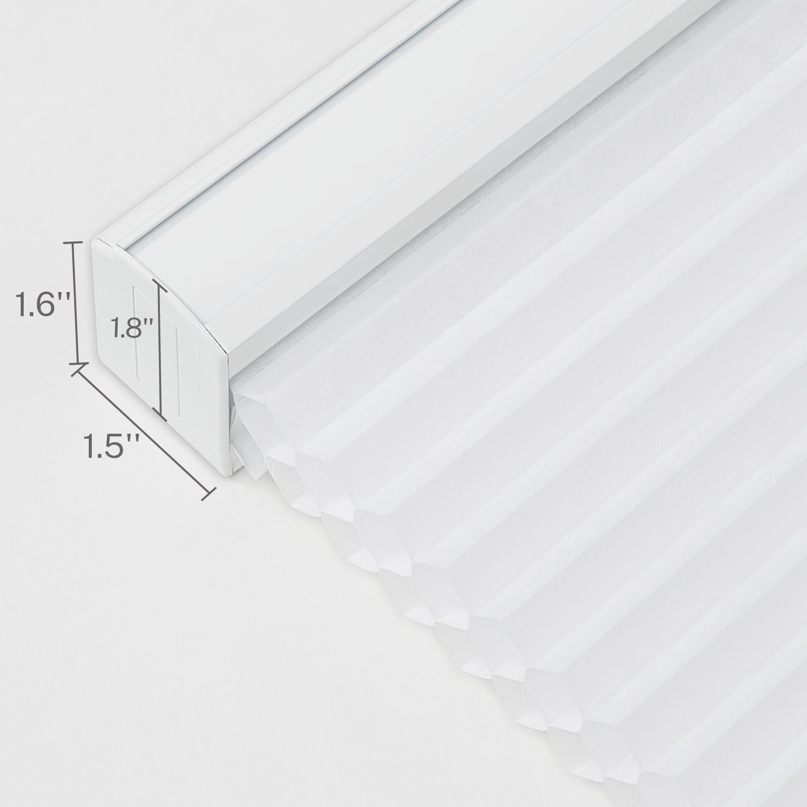 Keego Express Double Cell Honeycomb Cellular Shades Cordless Aluminium Rail