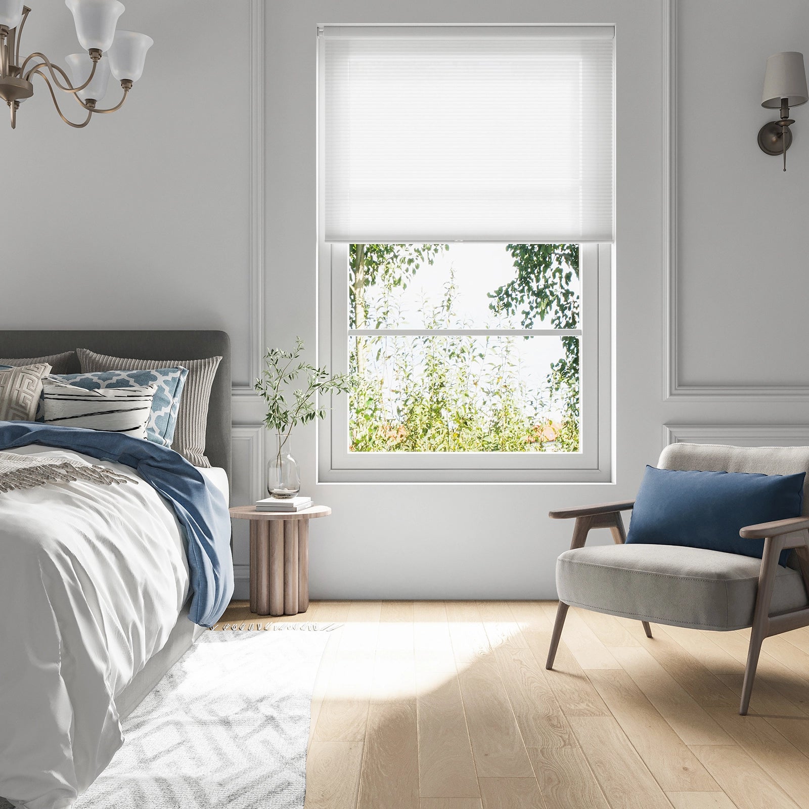 keego classic no drill honeycomb cellular shades cordless