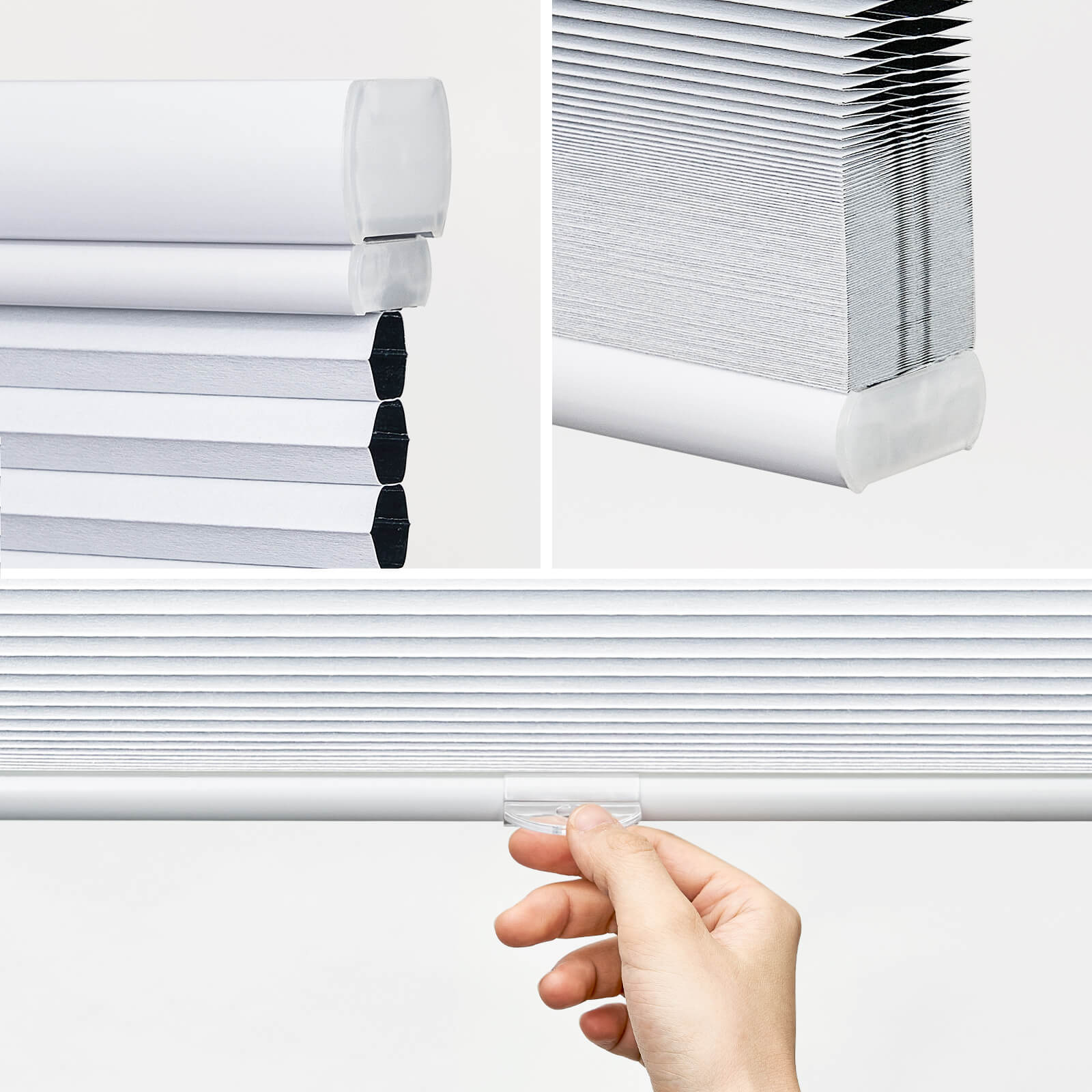 Keego Top Down Bottom Up Cellular Shades WhiteSmoke 25HSLB0016794