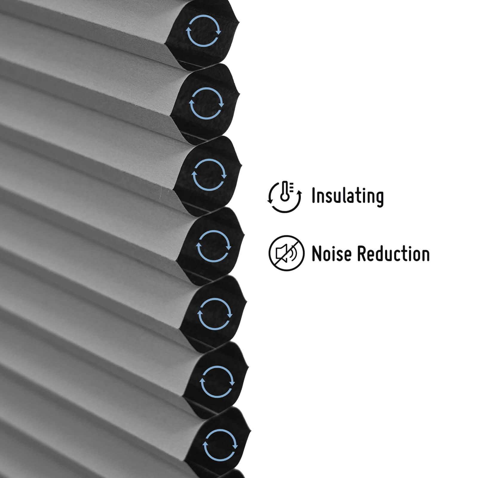 Keego Top Down Bottom Up Shades SlateGray 25HSLB0216794