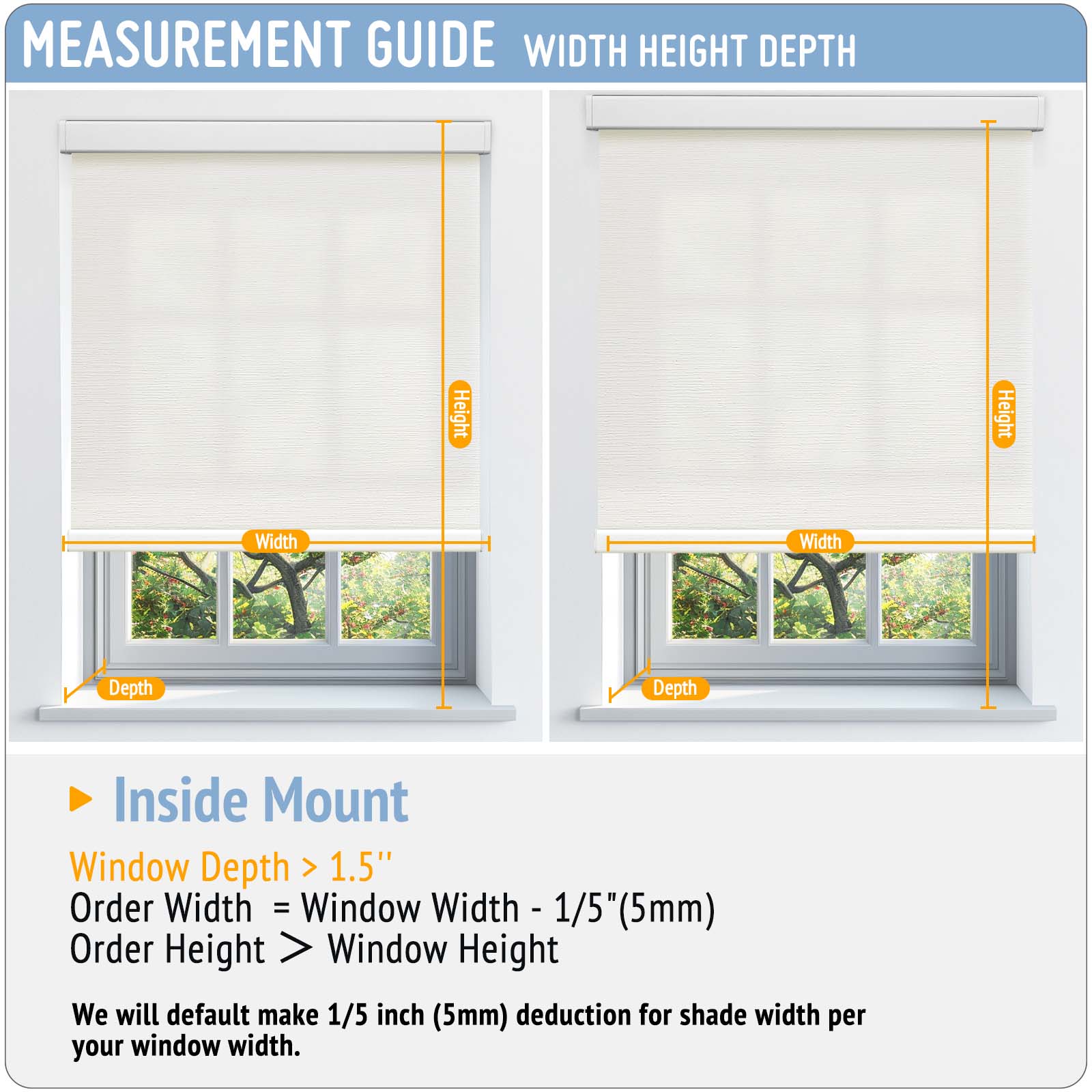 Keego MicroDim electric roller blinds Inside Mount Beige-42-5747