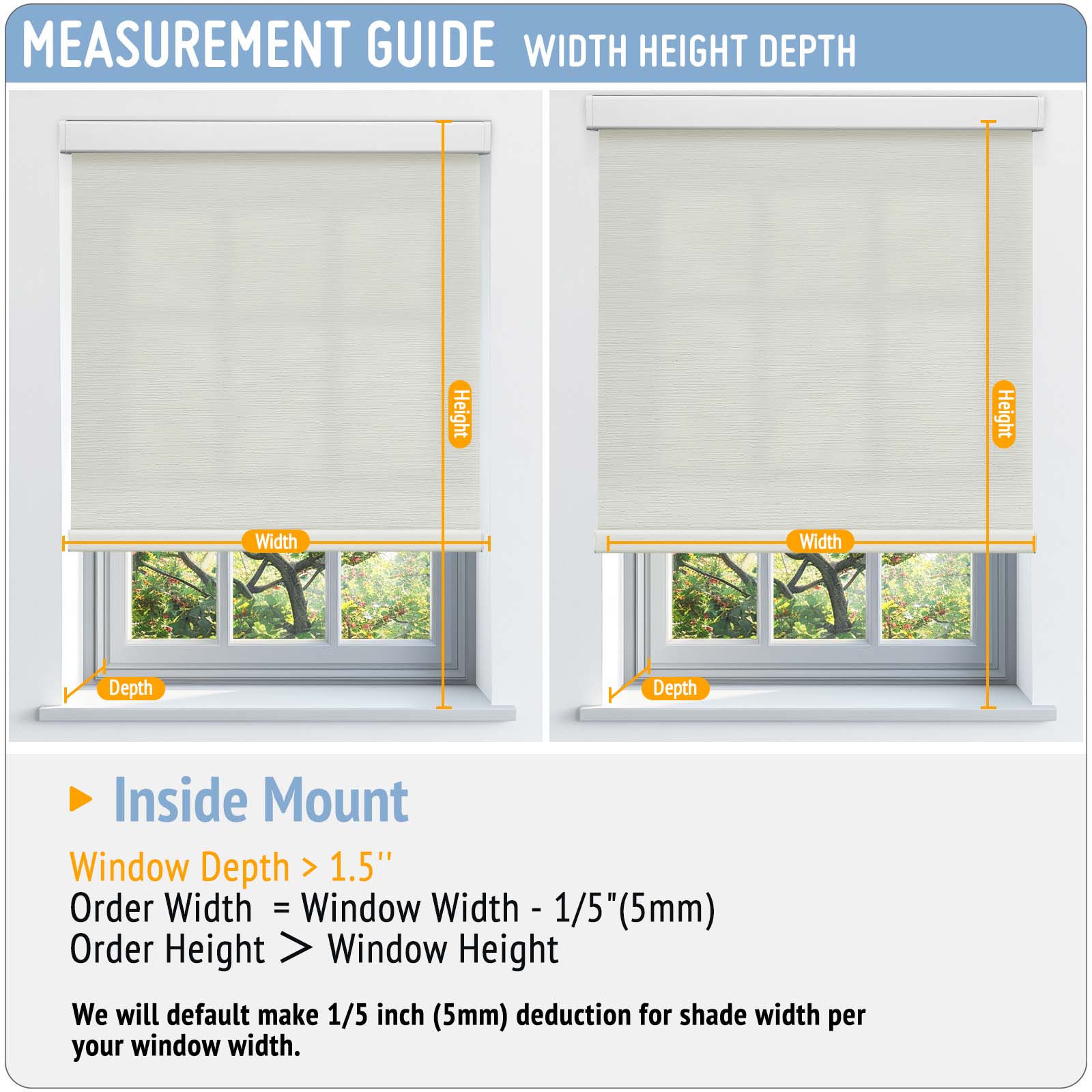 Keego MicroDim electric roller blinds Inside Mount Beige-43-5747