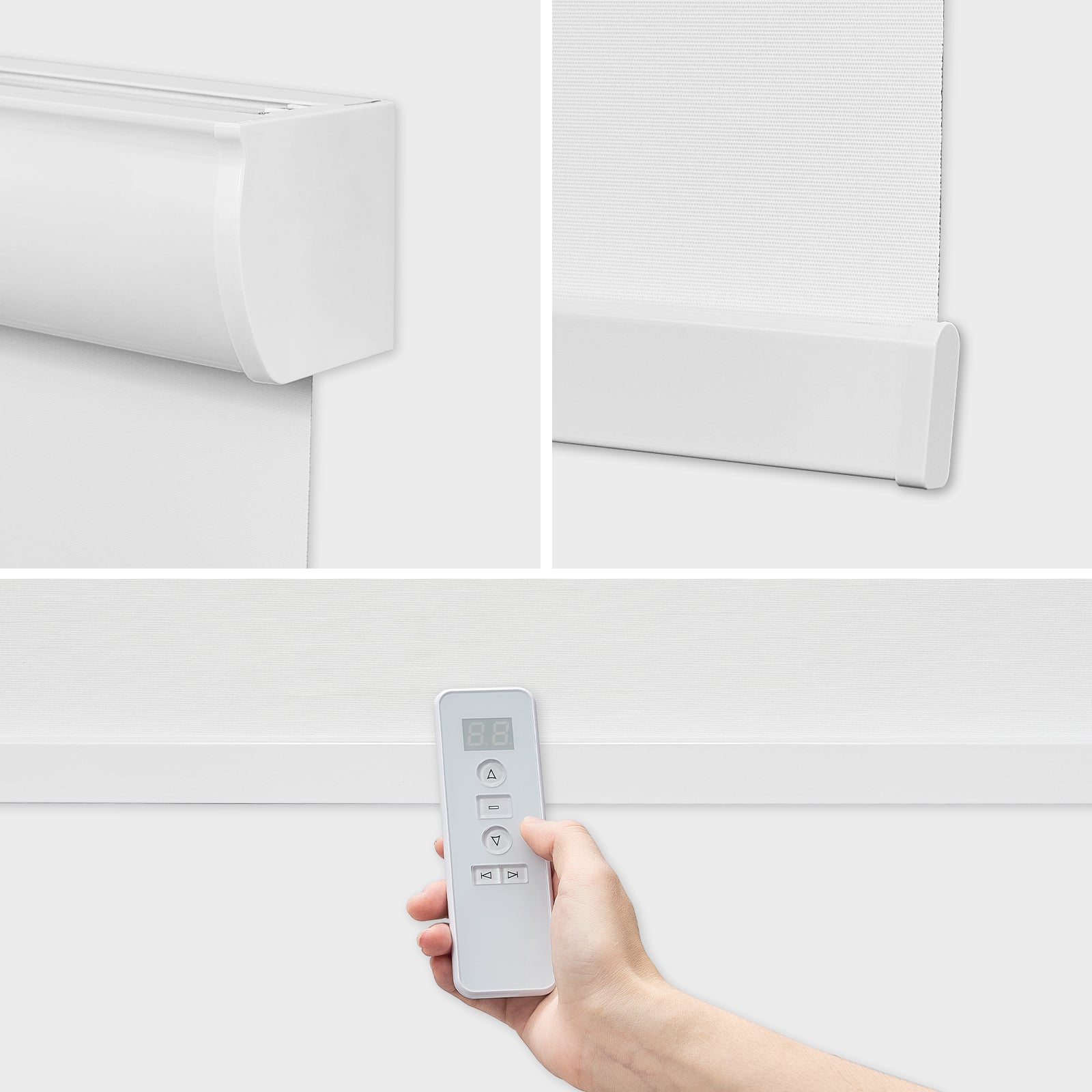 Keego Roller Shades WhiteSmoke-030515517