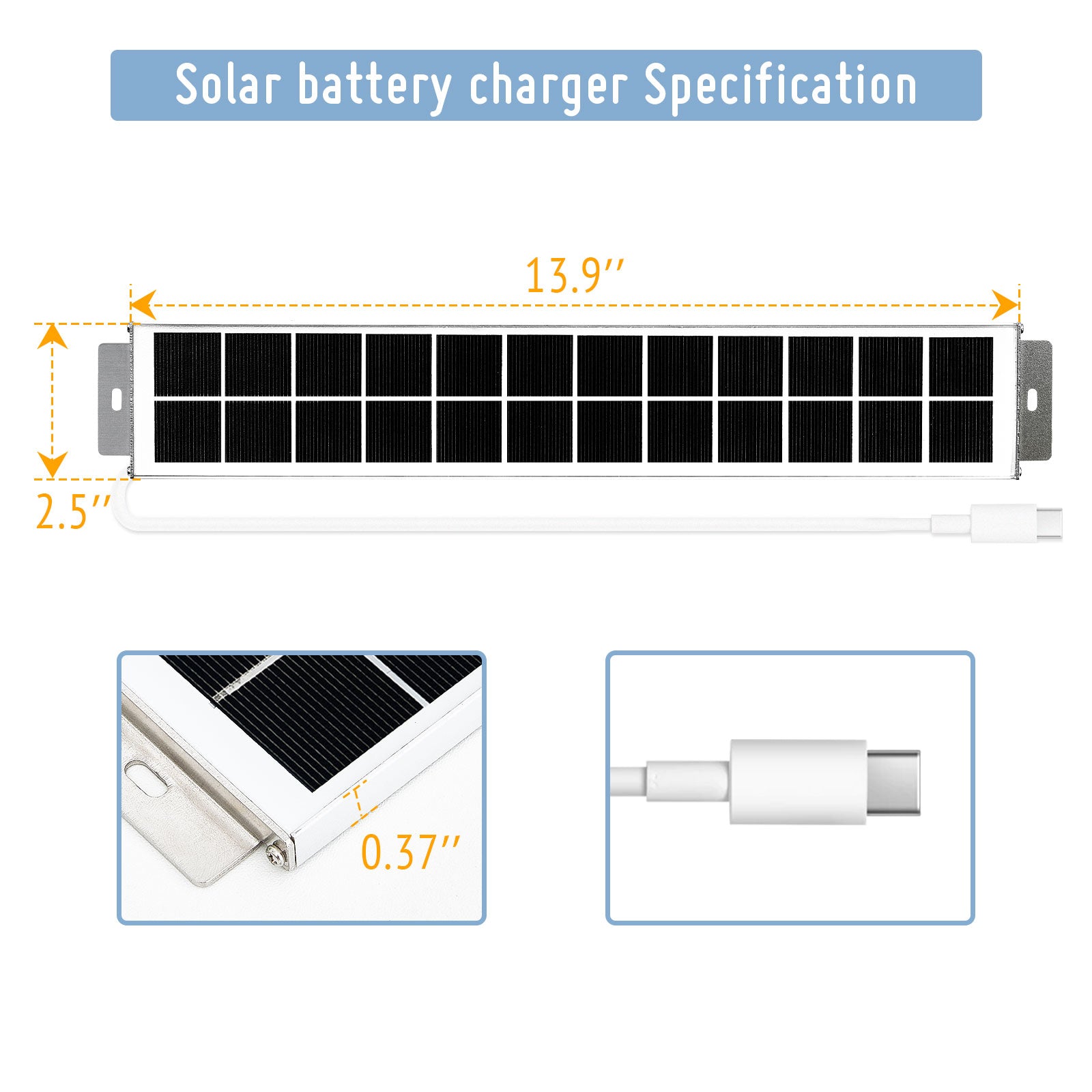 Keego Motorized Skylight Shades Solar Panel
